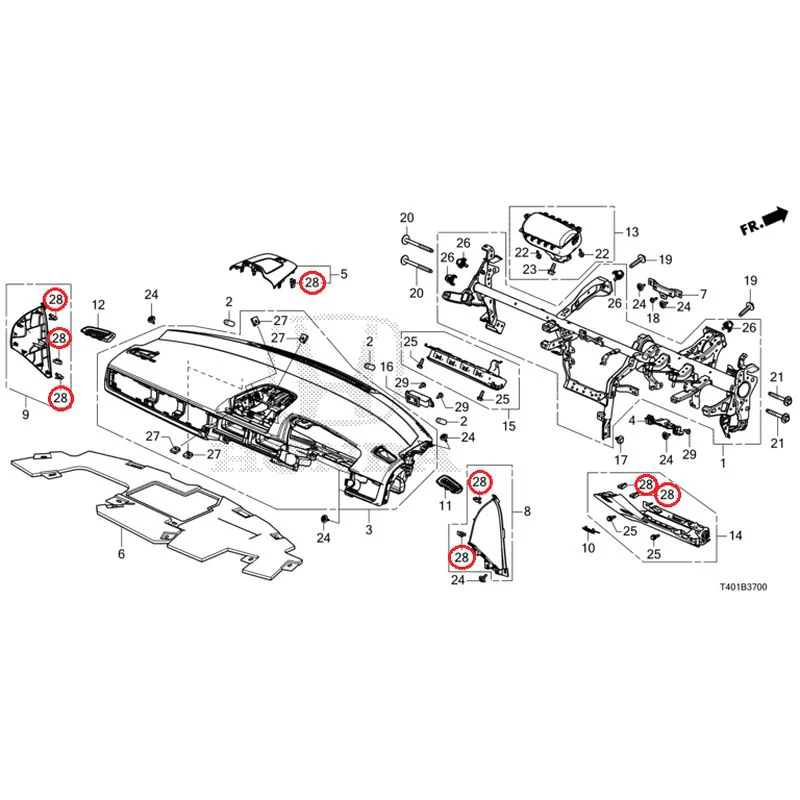 [NEW] JDM HONDA CIVIC FL5 2025 Instrument panel GENUINE OEM - Image 28