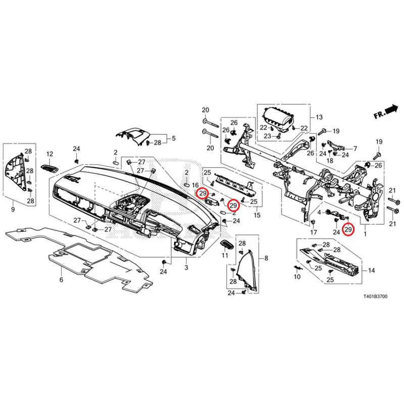 [NEW] JDM HONDA CIVIC FL5 2025 Instrument panel GENUINE OEM - Image 29