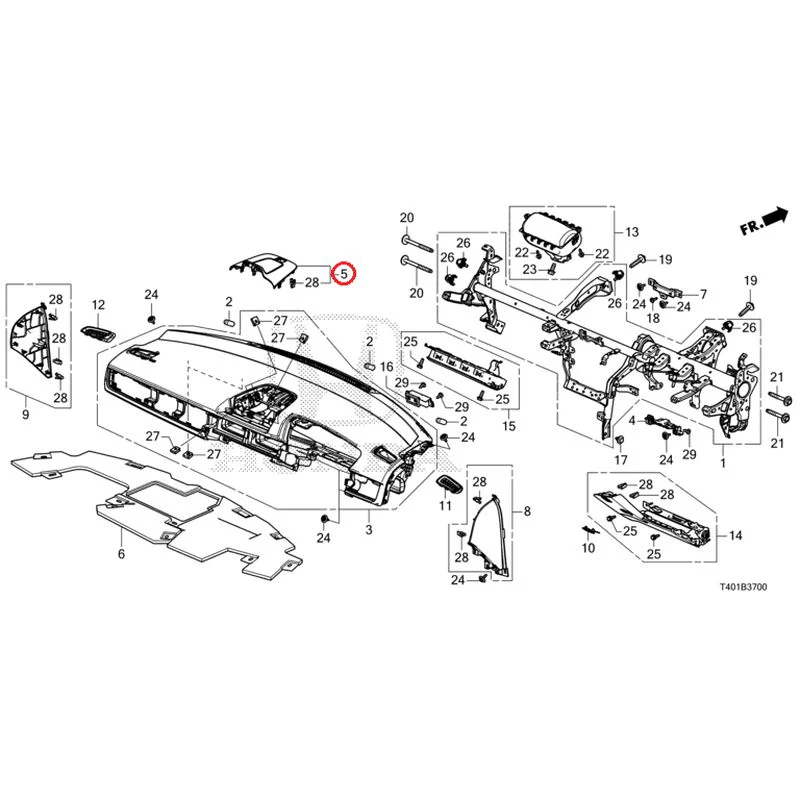 [NEW] JDM HONDA CIVIC FL5 2025 Instrument panel GENUINE OEM - Image 6
