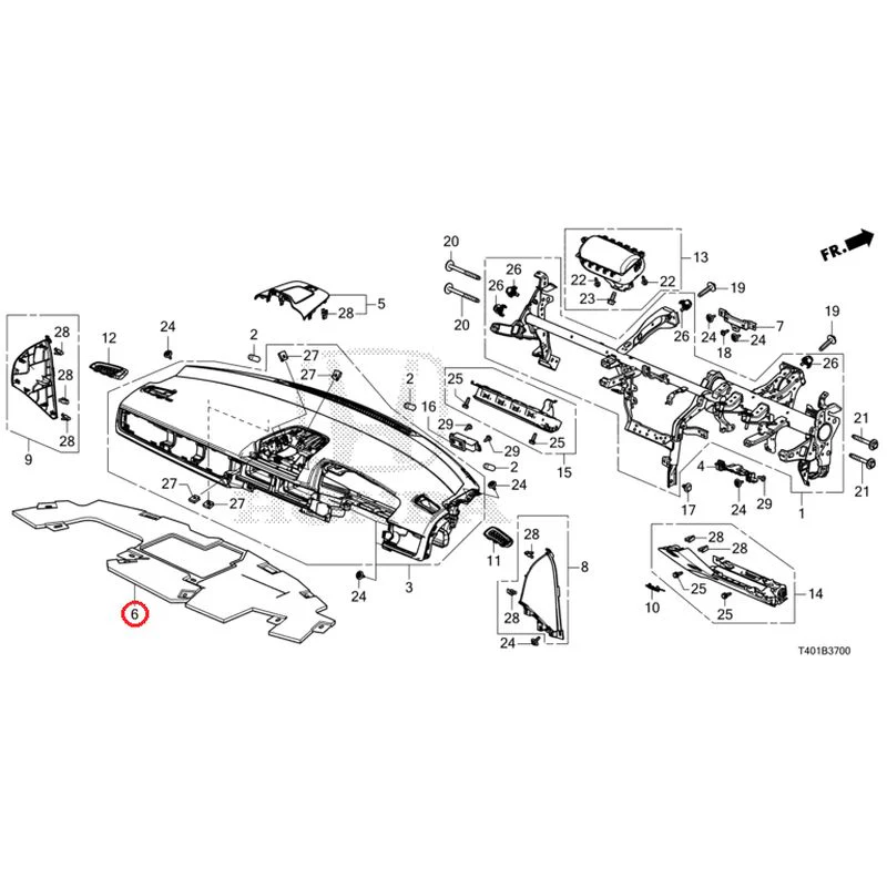 [NEW] JDM HONDA CIVIC FL5 2025 Instrument panel GENUINE OEM - Image 7