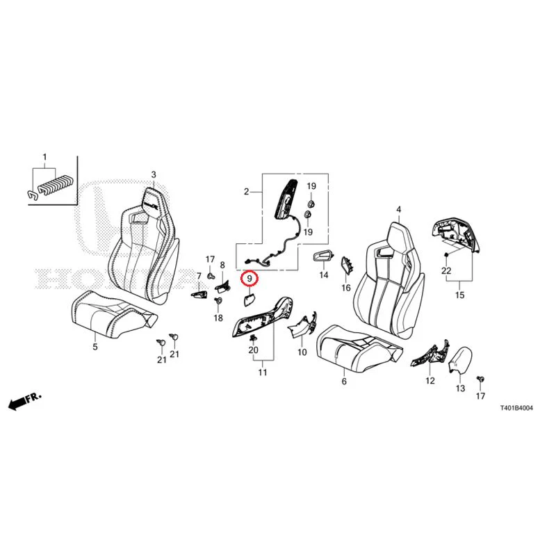 [NEW] JDM HONDA CIVIC FL5 2025 Front Seat (Driver Side) (Type R) GENUINE OEM - Image 10