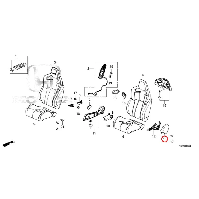 [NEW] JDM HONDA CIVIC FL5 2025 Front Seat (Driver Side) (Type R) GENUINE OEM - Image 14