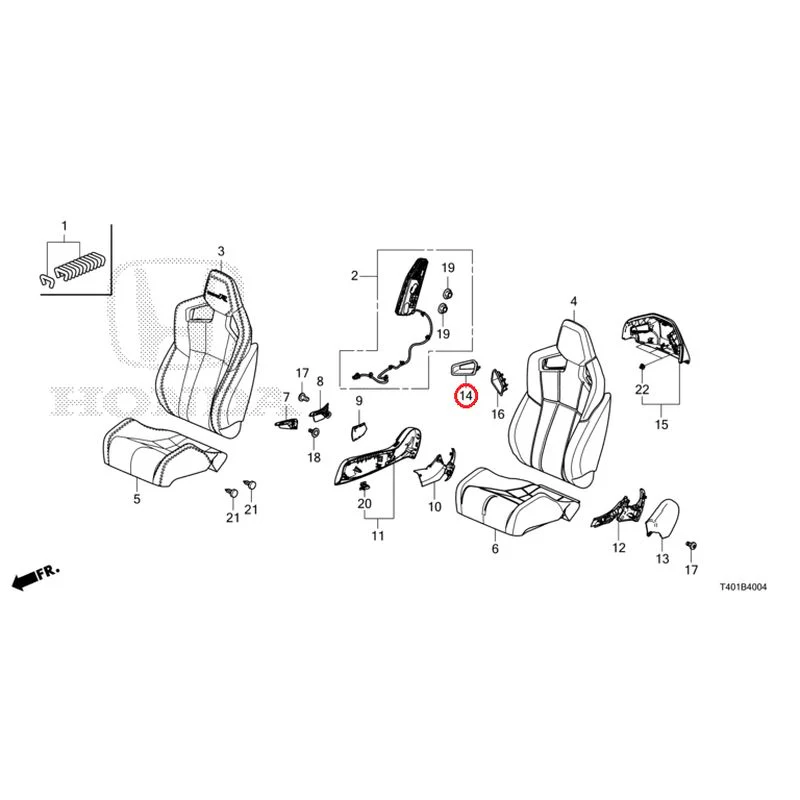 [NEW] JDM HONDA CIVIC FL5 2025 Front Seat (Driver Side) (Type R) GENUINE OEM - Image 15