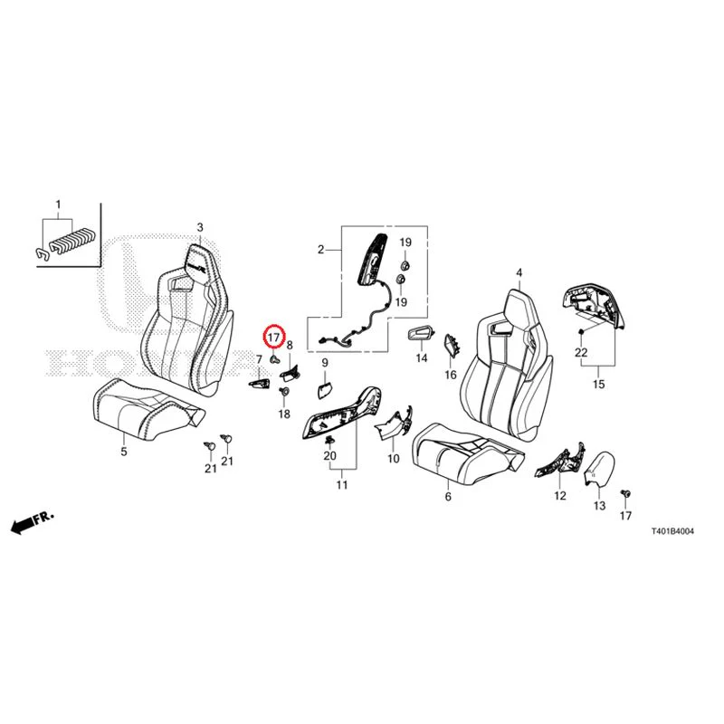 [NEW] JDM HONDA CIVIC FL5 2025 Front Seat (Driver Side) (Type R) GENUINE OEM - Image 18