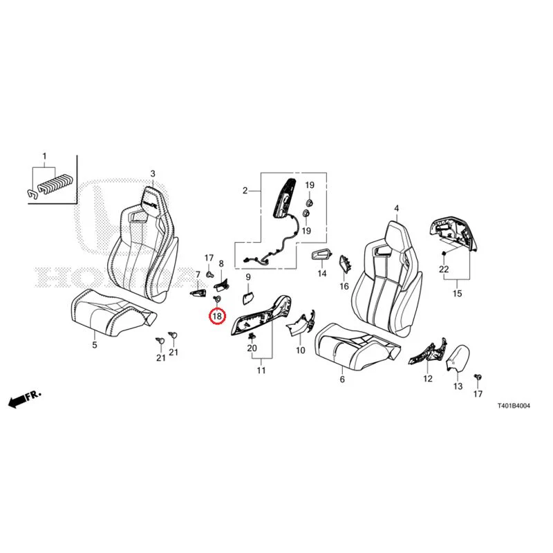 [NEW] JDM HONDA CIVIC FL5 2025 Front Seat (Driver Side) (Type R) GENUINE OEM - Image 19