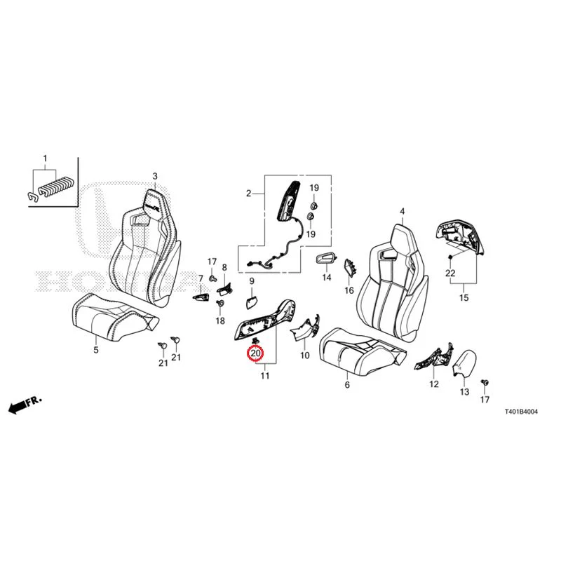 [NEW] JDM HONDA CIVIC FL5 2025 Front Seat (Driver Side) (Type R) GENUINE OEM - Image 21