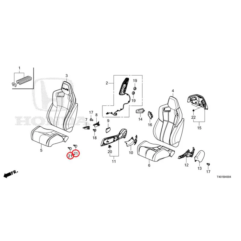 [NEW] JDM HONDA CIVIC FL5 2025 Front Seat (Driver Side) (Type R) GENUINE OEM - Image 22