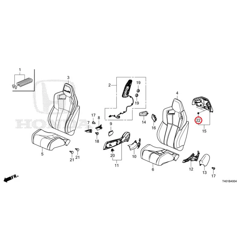 [NEW] JDM HONDA CIVIC FL5 2025 Front Seat (Driver Side) (Type R) GENUINE OEM - Image 23