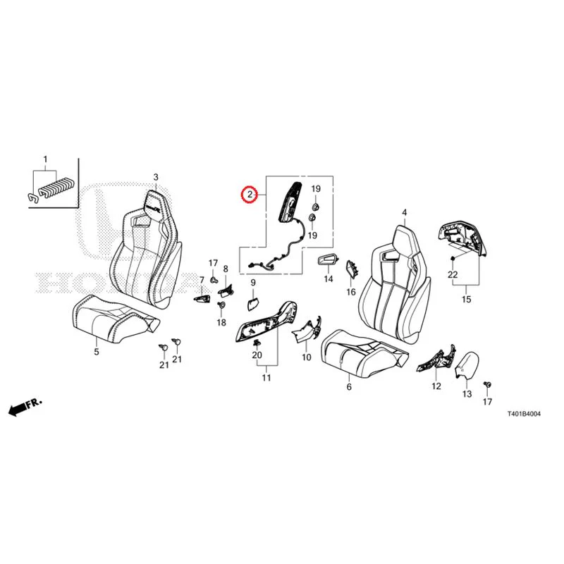 [NEW] JDM HONDA CIVIC FL5 2025 Front Seat (Driver Side) (Type R) GENUINE OEM - Image 3