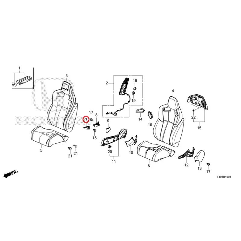 [NEW] JDM HONDA CIVIC FL5 2025 Front Seat (Driver Side) (Type R) GENUINE OEM - Image 8