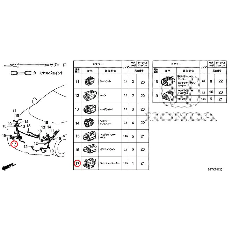 [NEW] JDM HONDA CR-Z ZF2 2014 Electrical Connector (Front) (-110) GENUINE OEM - Image 17