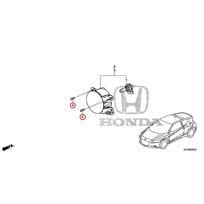 [NEW] JDM HONDA CR-Z ZF2 2014 Fog Lights GENUINE OEM - Image 5