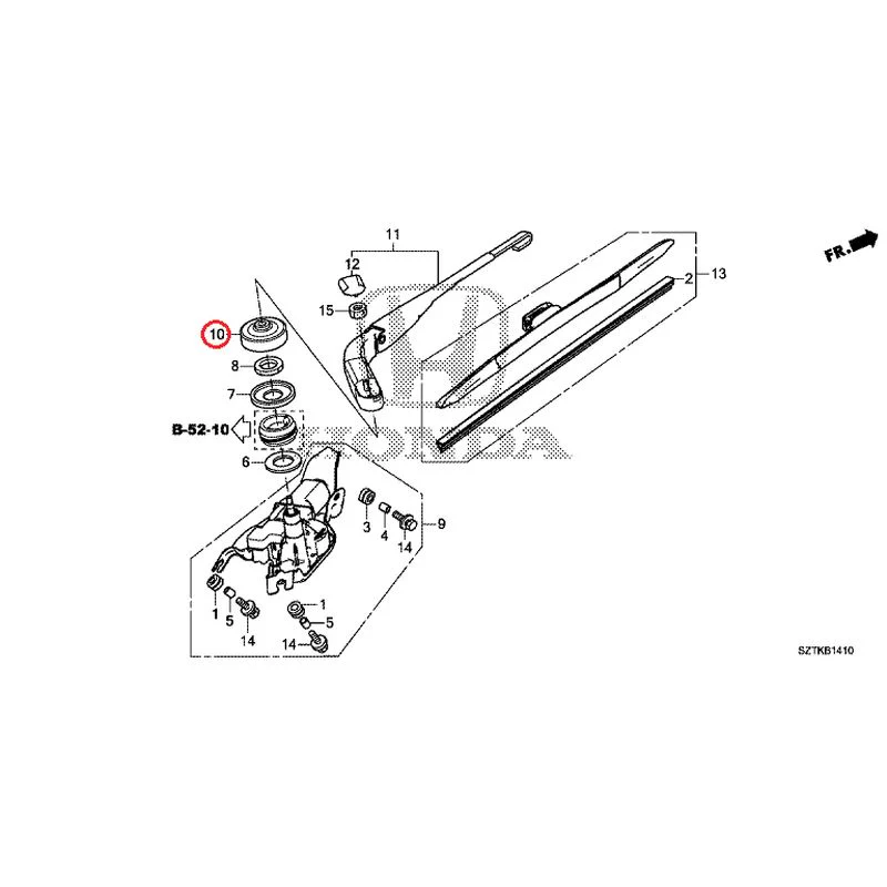 [NEW] JDM HONDA CR-Z ZF2 2014 Rear Windshield Wiper GENUINE OEM - Image 12