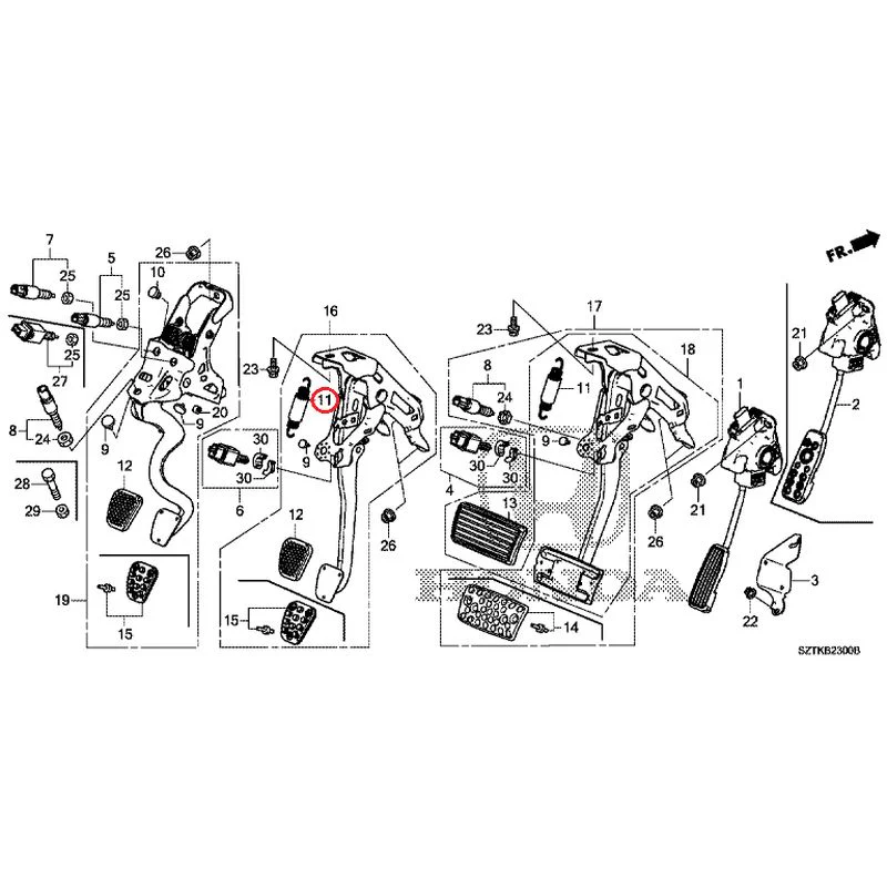 [NEW] JDM HONDA CR-Z ZF2 2014 Pedals GENUINE OEM - Image 10