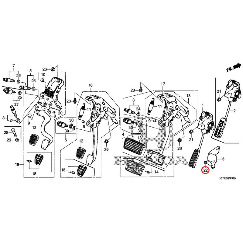 [NEW] JDM HONDA CR-Z ZF2 2014 Pedals GENUINE OEM - Image 16