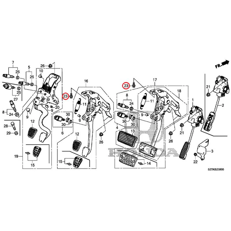 [NEW] JDM HONDA CR-Z ZF2 2014 Pedals GENUINE OEM - Image 17