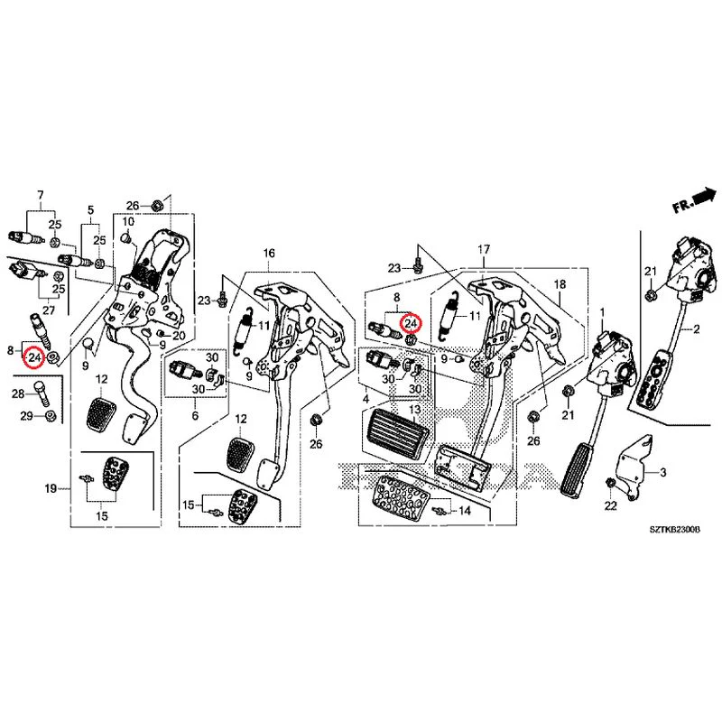 [NEW] JDM HONDA CR-Z ZF2 2014 Pedals GENUINE OEM - Image 18