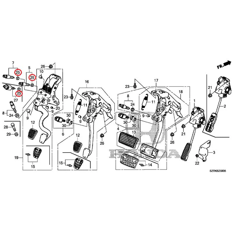 [NEW] JDM HONDA CR-Z ZF2 2014 Pedals GENUINE OEM - Image 19