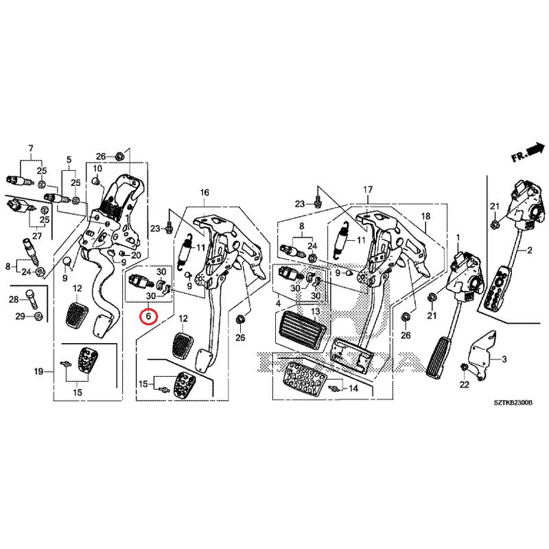 [NEW] JDM HONDA CR-Z ZF2 2014 Pedals GENUINE OEM - Image 5