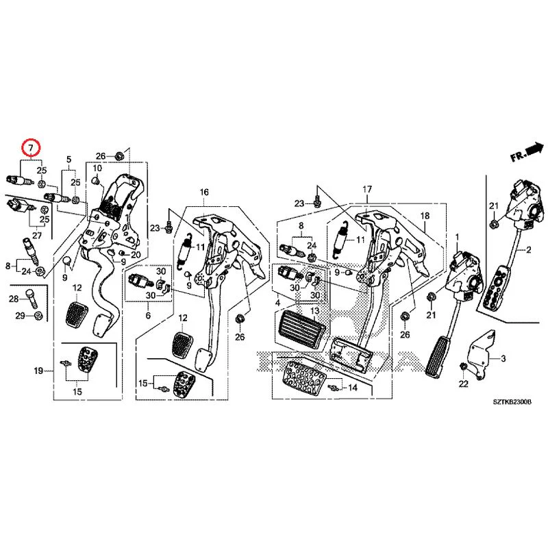 [NEW] JDM HONDA CR-Z ZF2 2014 Pedals GENUINE OEM - Image 6