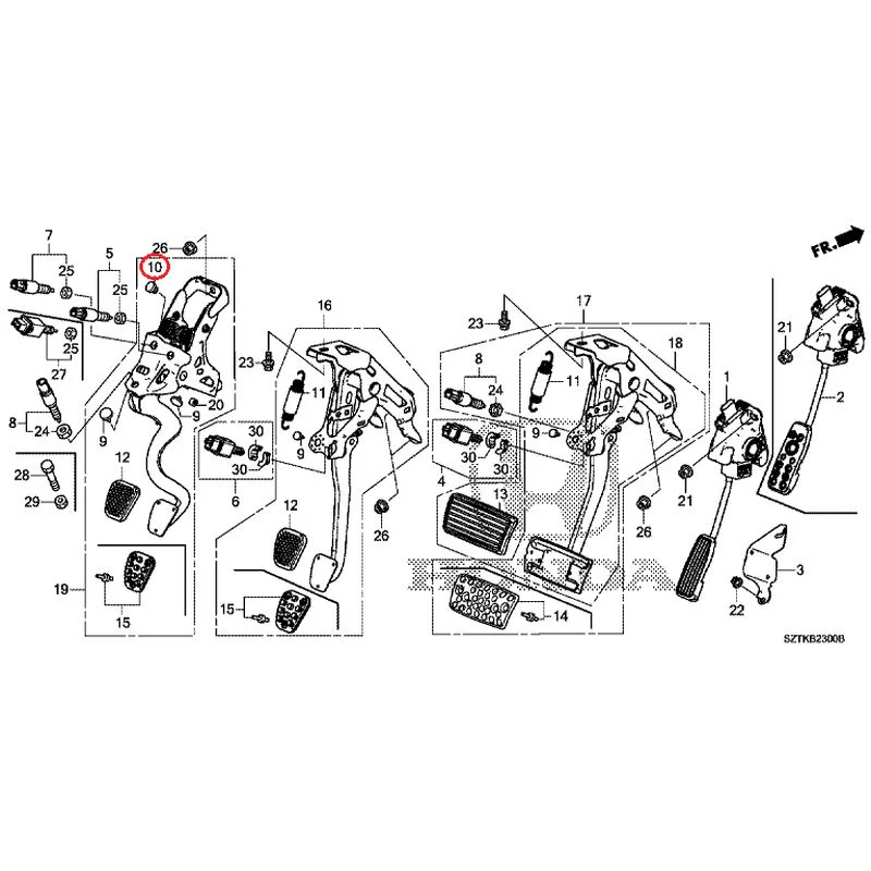 [NEW] JDM HONDA CR-Z ZF2 2014 Pedals GENUINE OEM - Image 9