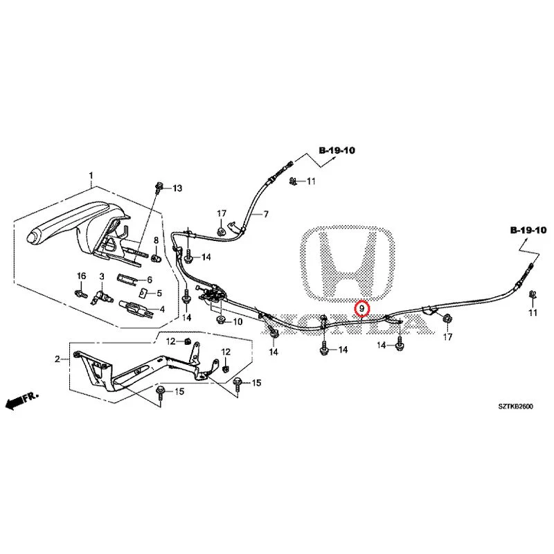 [NEW] JDM HONDA CR-Z ZF2 2014 Parking Brake GENUINE OEM - Image 10