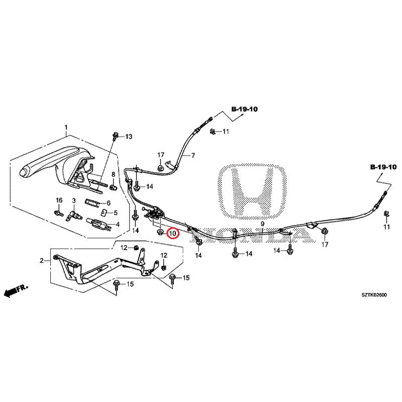 [NEW] JDM HONDA CR-Z ZF2 2014 Parking Brake GENUINE OEM - Image 11