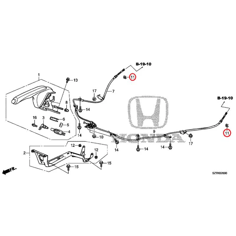 [NEW] JDM HONDA CR-Z ZF2 2014 Parking Brake GENUINE OEM - Image 12