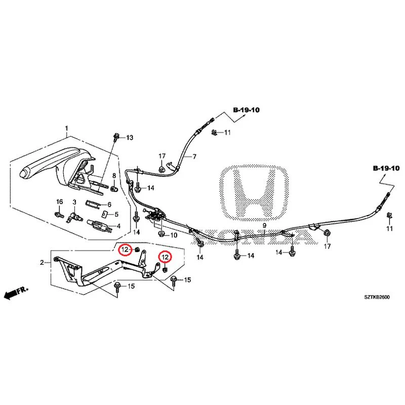 [NEW] JDM HONDA CR-Z ZF2 2014 Parking Brake GENUINE OEM - Image 13