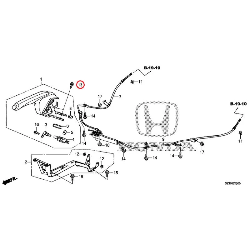 [NEW] JDM HONDA CR-Z ZF2 2014 Parking Brake GENUINE OEM - Image 14