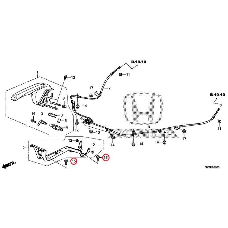 [NEW] JDM HONDA CR-Z ZF2 2014 Parking Brake GENUINE OEM - Image 16