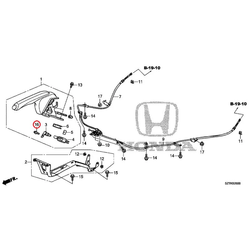 [NEW] JDM HONDA CR-Z ZF2 2014 Parking Brake GENUINE OEM - Image 17