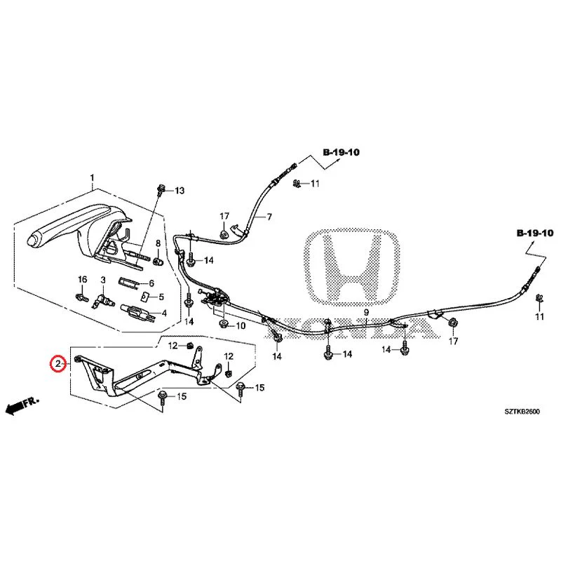 [NEW] JDM HONDA CR-Z ZF2 2014 Parking Brake GENUINE OEM - Image 3