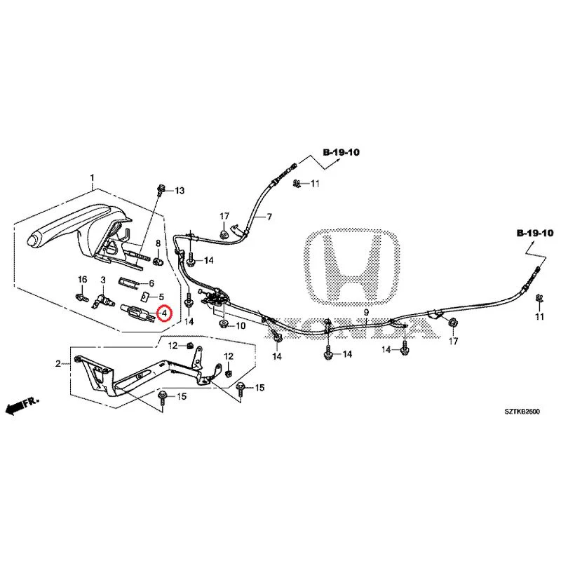 [NEW] JDM HONDA CR-Z ZF2 2014 Parking Brake GENUINE OEM - Image 5