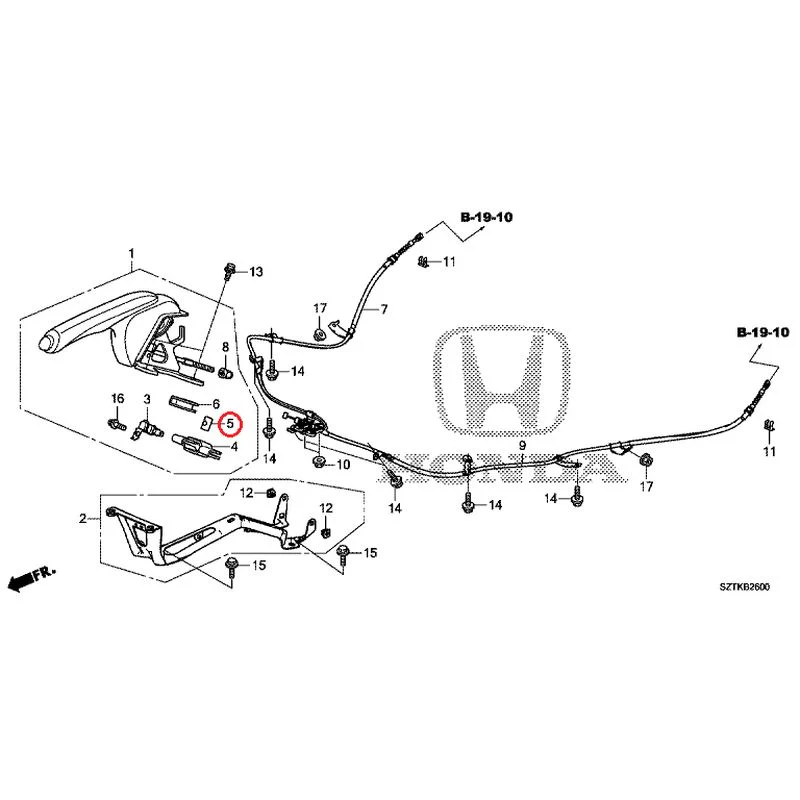 [NEW] JDM HONDA CR-Z ZF2 2014 Parking Brake GENUINE OEM - Image 6