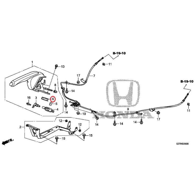 [NEW] JDM HONDA CR-Z ZF2 2014 Parking Brake GENUINE OEM - Image 7