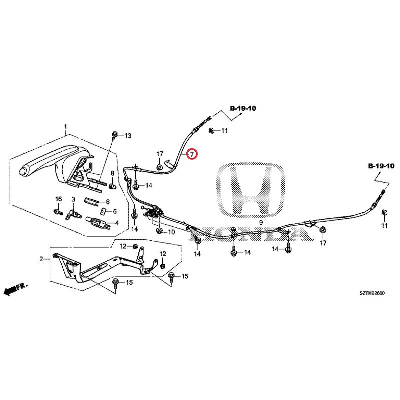 [NEW] JDM HONDA CR-Z ZF2 2014 Parking Brake GENUINE OEM - Image 8
