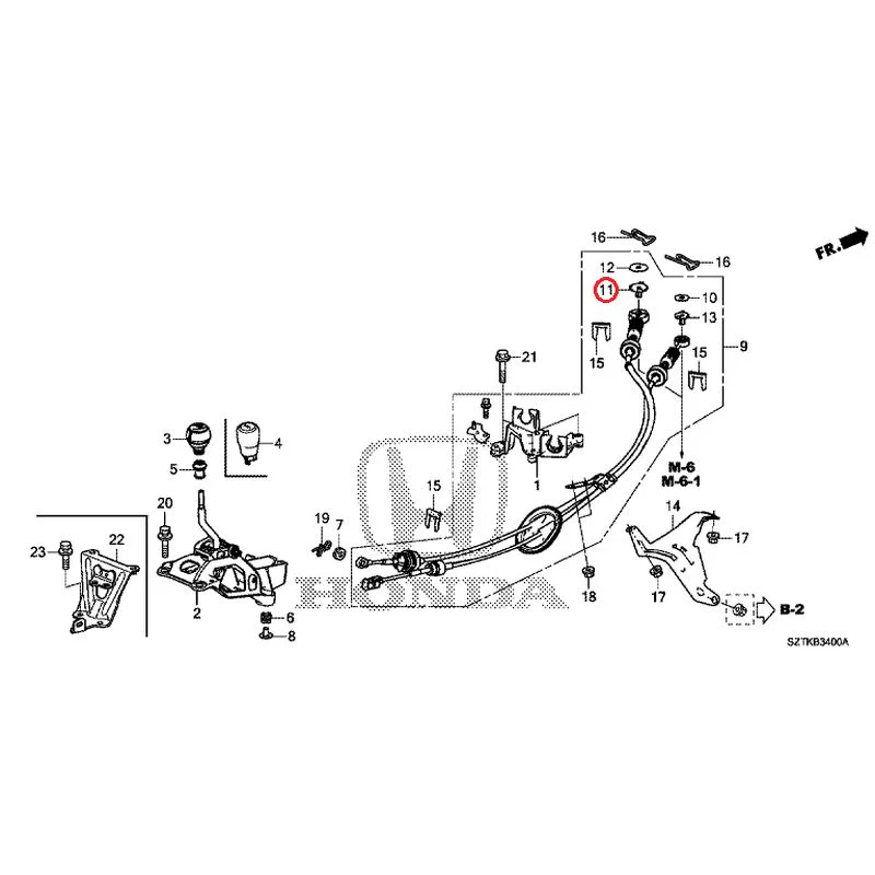 [NEW] JDM HONDA CR-Z ZF2 2014 Shift Lever GENUINE OEM - Image 11