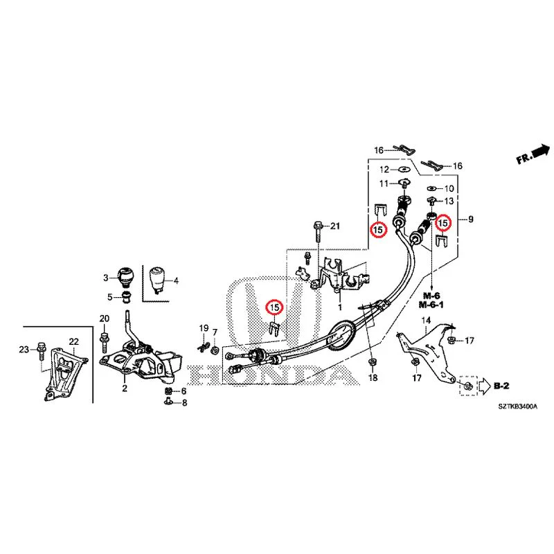 [NEW] JDM HONDA CR-Z ZF2 2014 Shift Lever GENUINE OEM - Image 15