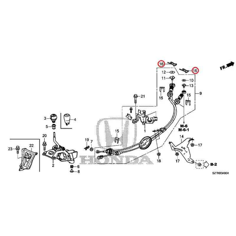 [NEW] JDM HONDA CR-Z ZF2 2014 Shift Lever GENUINE OEM - Image 16