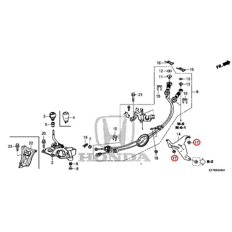 [NEW] JDM HONDA CR-Z ZF2 2014 Shift Lever GENUINE OEM - Image 17