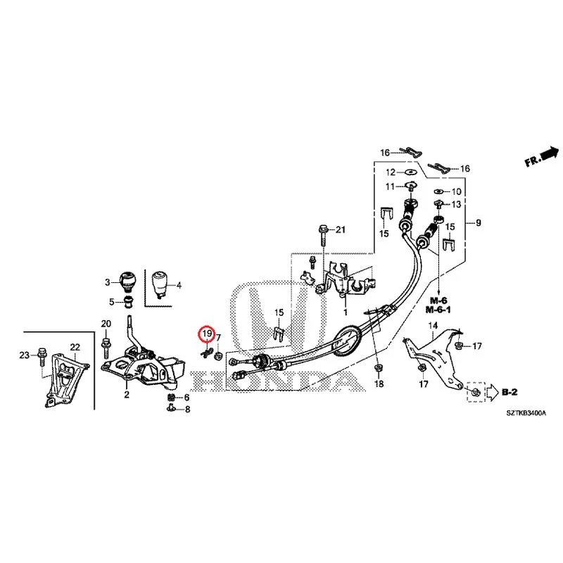 [NEW] JDM HONDA CR-Z ZF2 2014 Shift Lever GENUINE OEM - Image 19