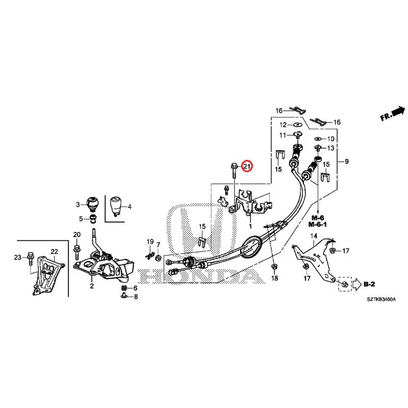 [NEW] JDM HONDA CR-Z ZF2 2014 Shift Lever GENUINE OEM - Image 21