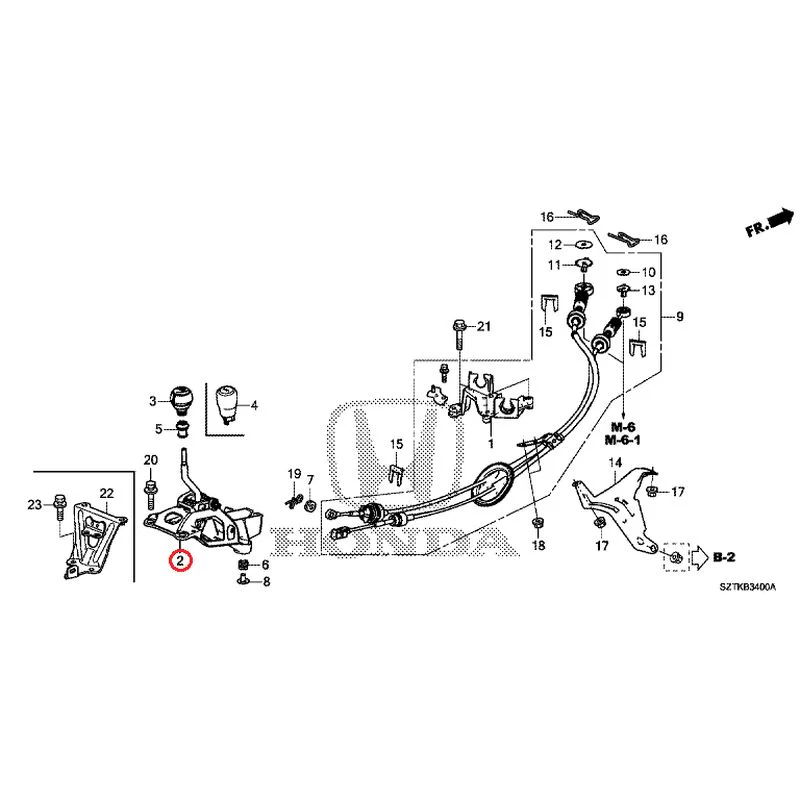 [NEW] JDM HONDA CR-Z ZF2 2014 Shift Lever GENUINE OEM - Image 3