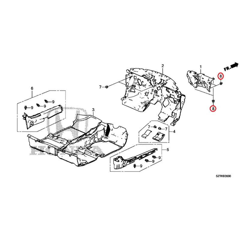 [NEW] JDM HONDA CR-Z ZF2 2014 Floor Mat GENUINE OEM - Image 10