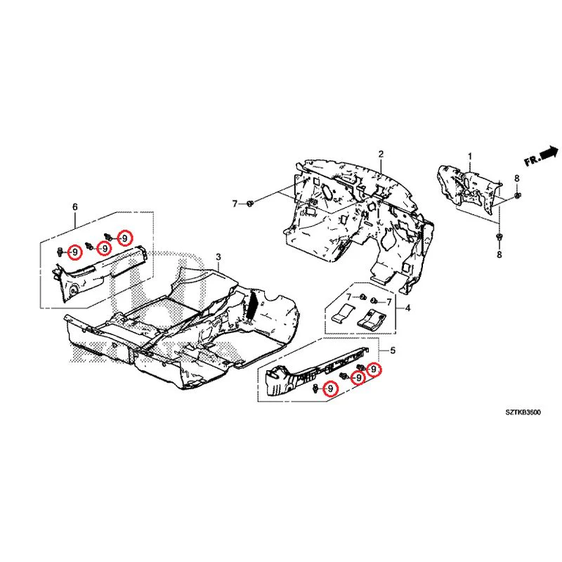 [NEW] JDM HONDA CR-Z ZF2 2014 Floor Mat GENUINE OEM - Image 11