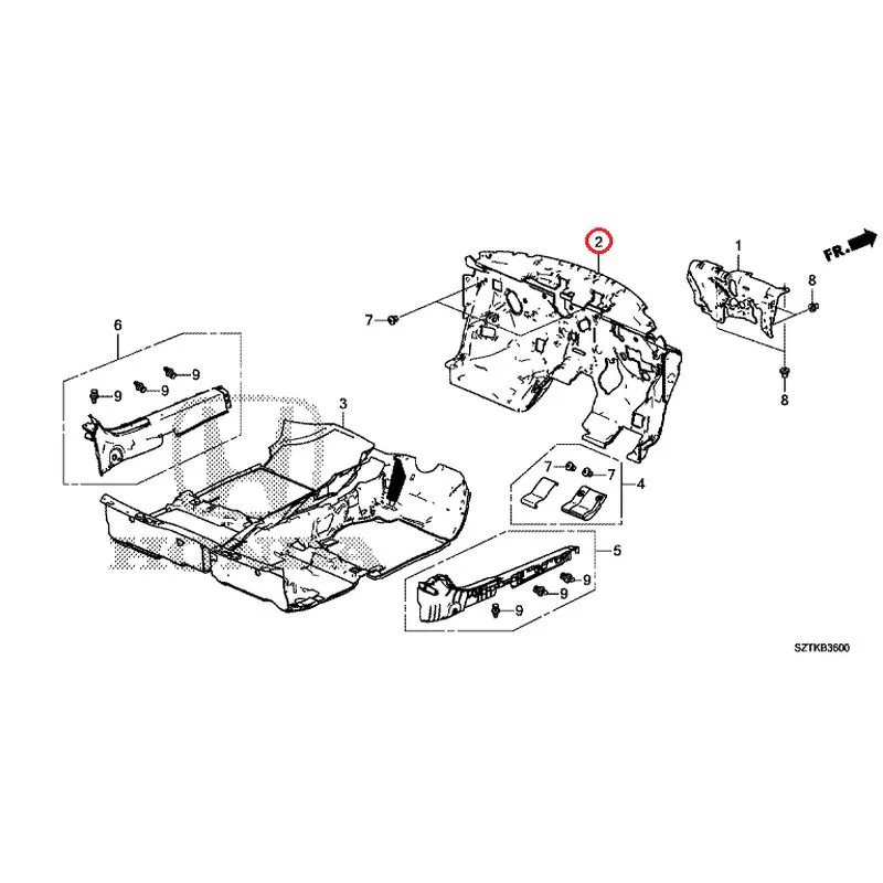 [NEW] JDM HONDA CR-Z ZF2 2014 Floor Mat GENUINE OEM - Image 3