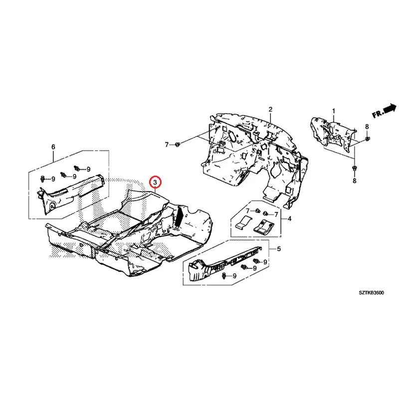 [NEW] JDM HONDA CR-Z ZF2 2014 Floor Mat GENUINE OEM - Image 5
