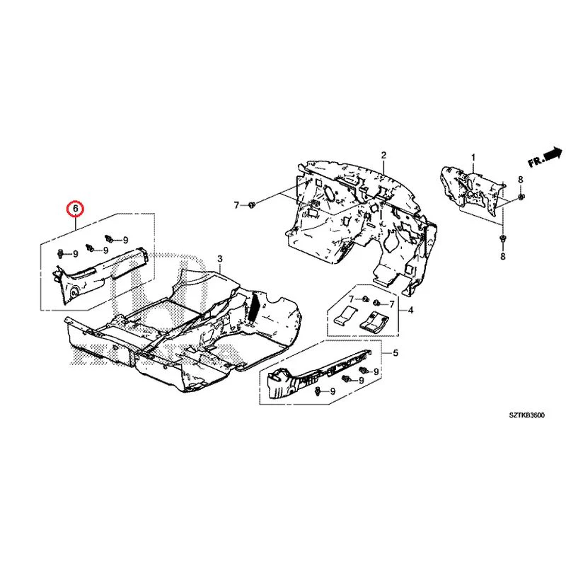 [NEW] JDM HONDA CR-Z ZF2 2014 Floor Mat GENUINE OEM - Image 8