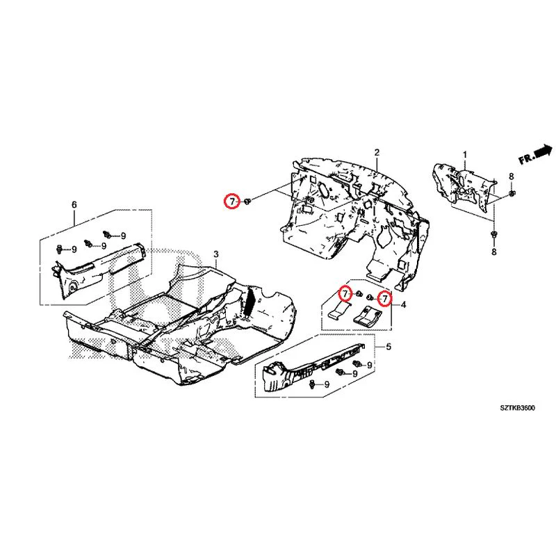 [NEW] JDM HONDA CR-Z ZF2 2014 Floor Mat GENUINE OEM - Image 9
